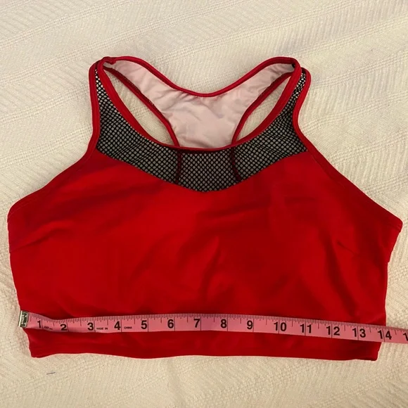 Red Racerback Bathing Suit Top - Picture 1 of 3